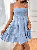 Ruba Tiered A-Line Mini Dress
فستان رُبى الميني المتدرّج
